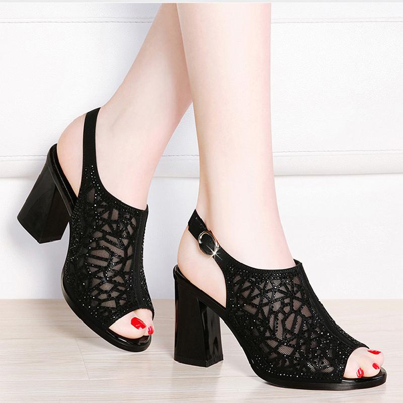 Chaussures été pour femme en Caoutchouc - Ref 3345750