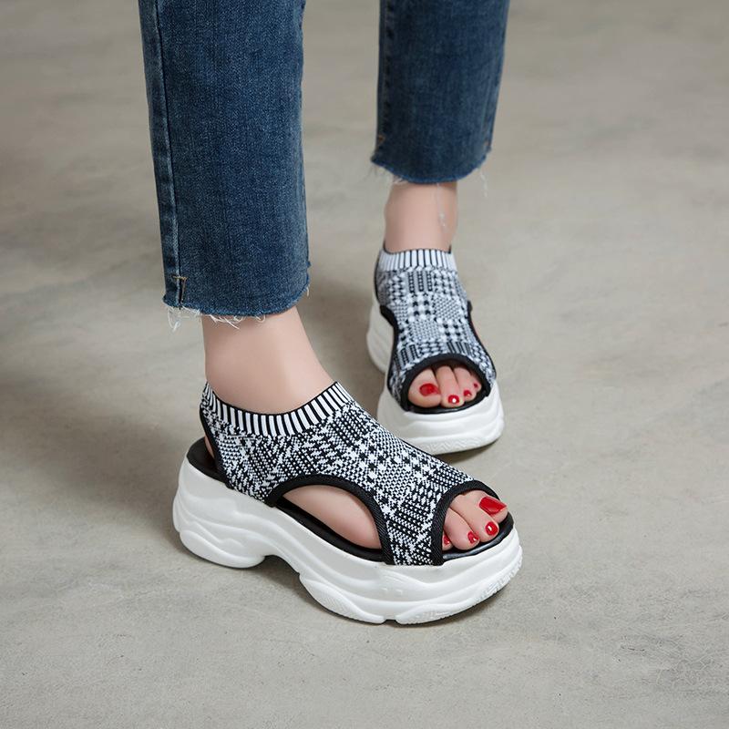 Chaussures été pour femme en Caoutchouc - Ref 3345761