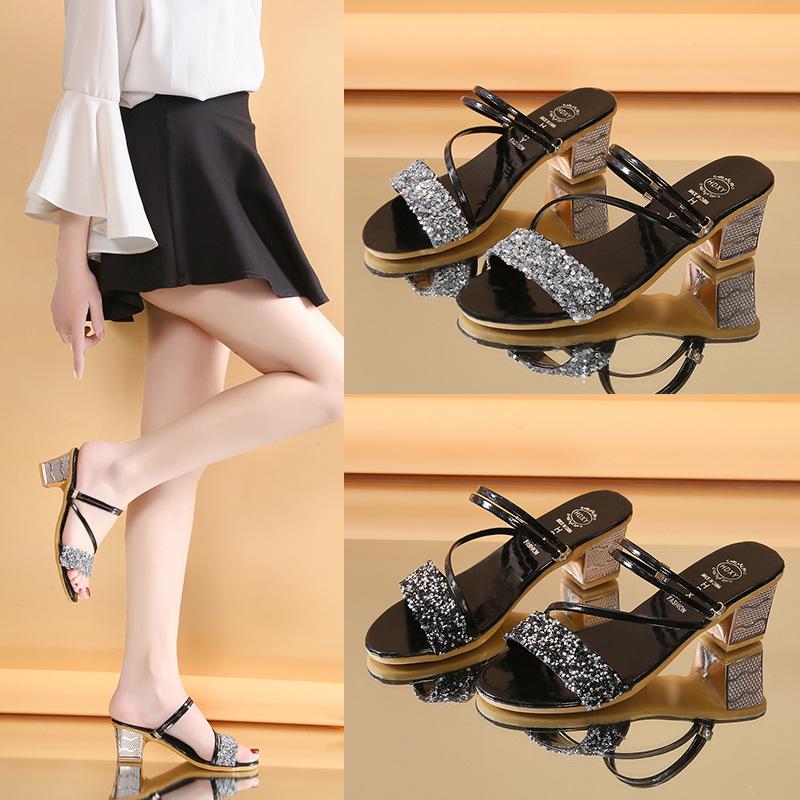 Chaussures été pour femme en Caoutchouc - Ref 3345769