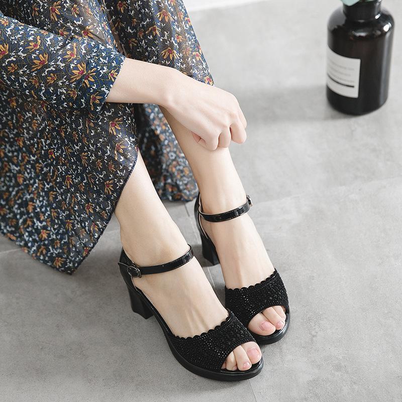 Chaussures été pour femme en Fond polyester - Ref 3345781