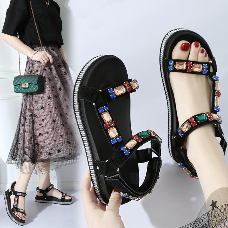 Chaussures été pour femme en Caoutchouc - Ref 3345793