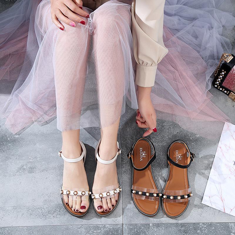 Chaussures été pour femme en Fond mousse de caoutchouc - Ref 3346033