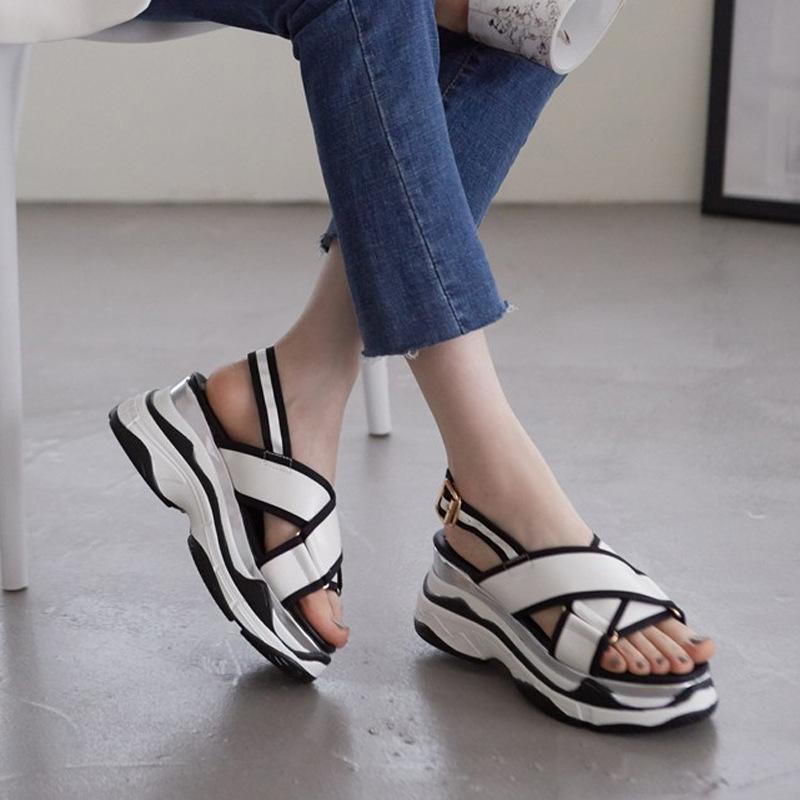 Chaussures été pour femme en Caoutchouc - Ref 3346083