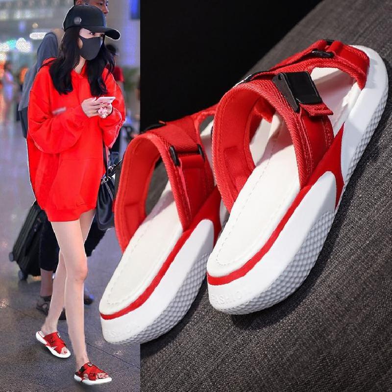 Chaussures été pour femme en Caoutchouc - Ref 3346088