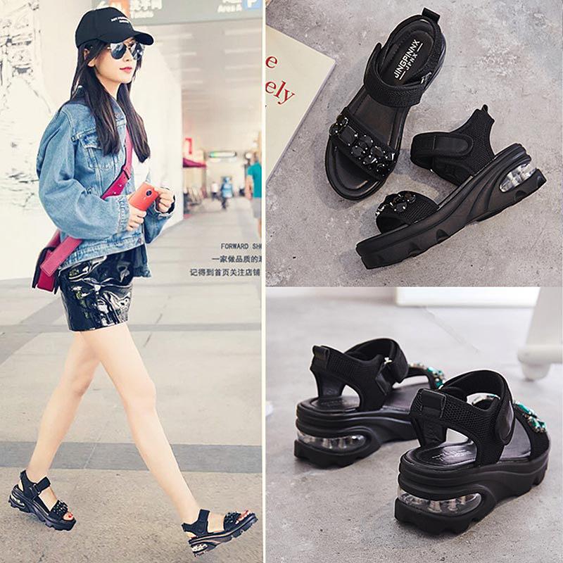 Chaussures été pour femme en Caoutchouc - Ref 3346239