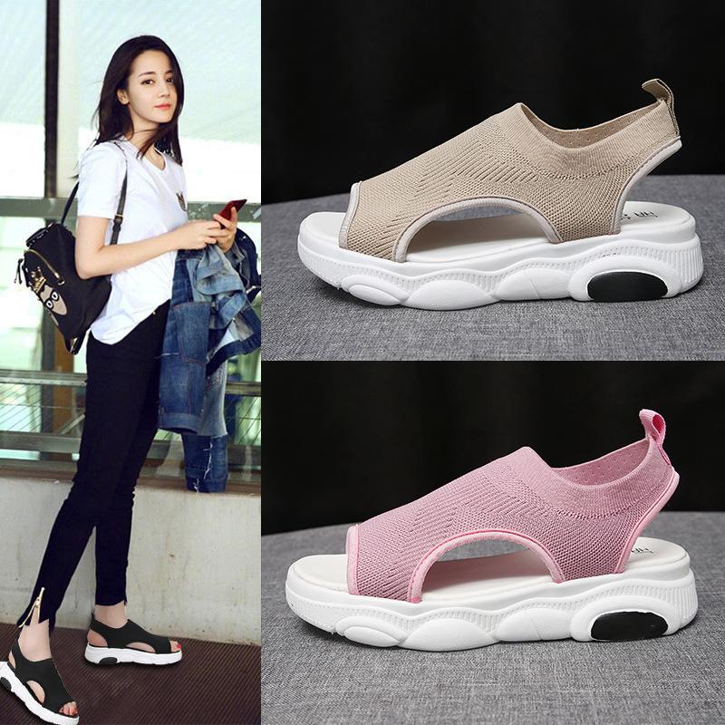 Chaussures été pour femme en Caoutchouc - Ref 3346257