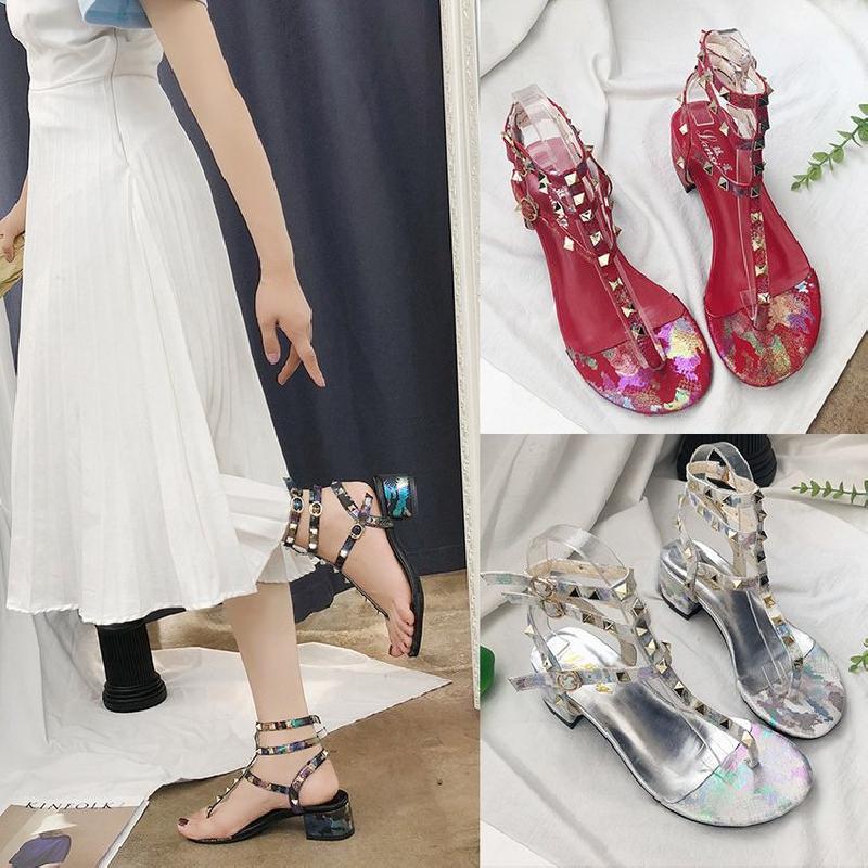Chaussures été pour femme en Caoutchouc - Ref 3346289