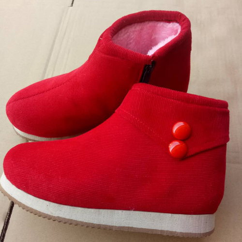 Chaussures hiver enfant en velours côtelé ronde - semelle EVA Ref 1042910