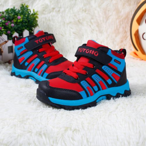 Chaussures hiver enfant en Cuir spatial ronde pour - semelle caoutchouc Ref 1042998
