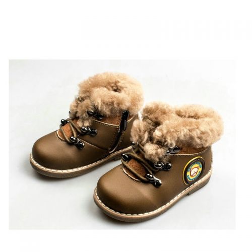 Chaussures hiver enfant en coton ronde pour - semelle fond composite Ref 1043032