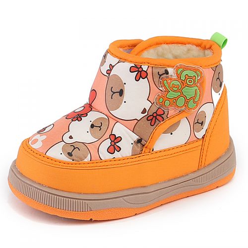 Chaussures hiver enfant en coton RAINBOW BEAR ronde pour - semelle caoutchouc Ref 1043050