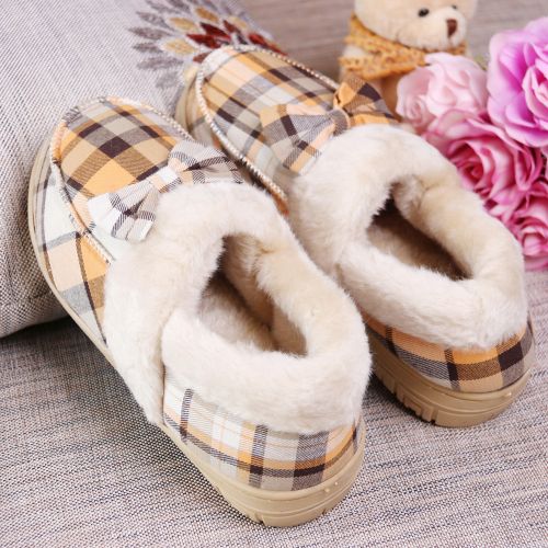 Chaussures hiver enfant en coton ronde - semelle plastique Ref 1043052