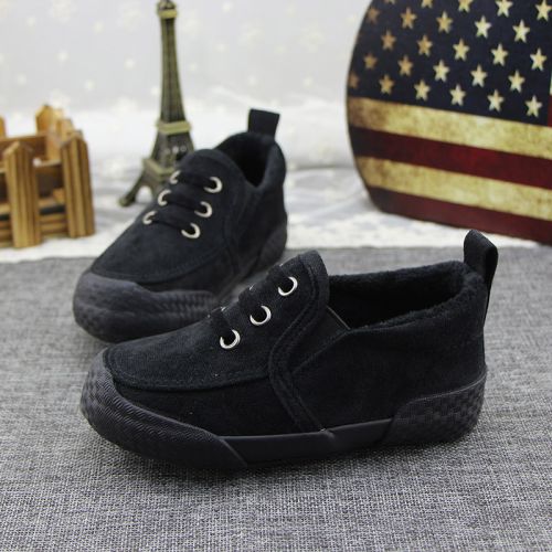 Chaussures hiver enfant en coton ronde pour - semelle caoutchouc Ref 1043107