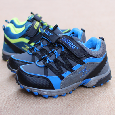 Chaussures hiver enfant en cuir ronde pour - semelle caoutchouc Ref 1043141