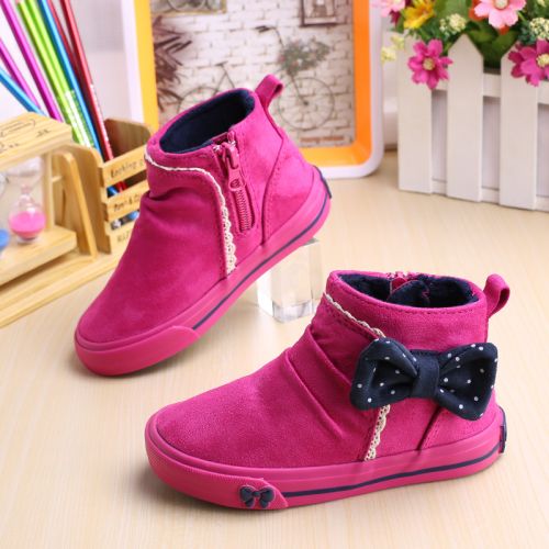 Chaussures hiver enfant ronde pour - semelle caoutchouc antidérapant Ref 1043177