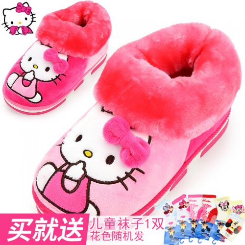 Chaussures hiver enfant en HELLO KITTY ronde Flanger pour - semelle Ref 1043384