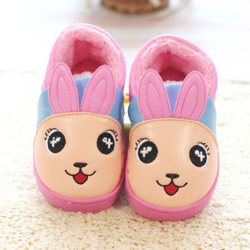 Chaussures hiver enfant en Cuir spatial ronde coutures cuir pour - semelle caoutchouc antidérapant Ref 1043393