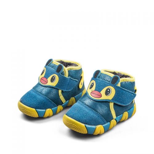 Chaussures hiver enfant en coton ronde pour - semelle caoutchouc antidérapant Ref 1043417