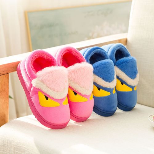 Chaussures hiver enfant en coton ronde pour - semelle caoutchouc antidérapant Ref 1043420