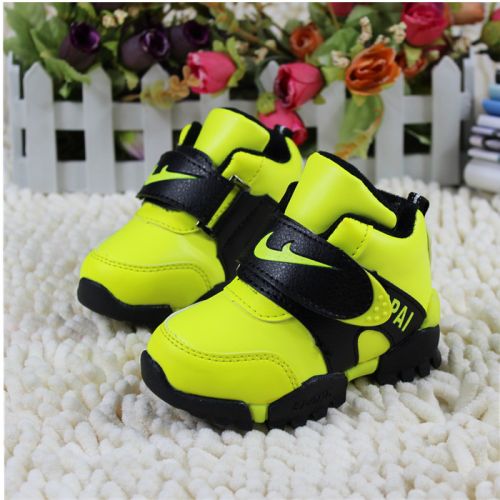 Chaussures hiver enfant en Cuir spatial ronde coutures cuir pour - semelle caoutchouc Ref 1043438