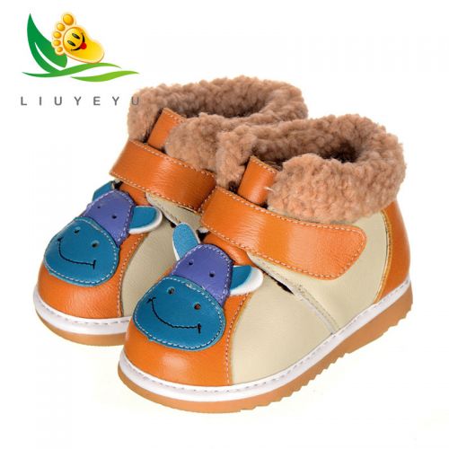 Chaussures hiver enfant en cuir ronde pour - Ref 1043474