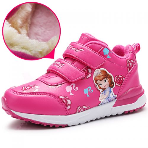 Chaussures hiver enfant en Cuir spatial ronde coutures cuir pour - semelle fond composite Ref 1043529
