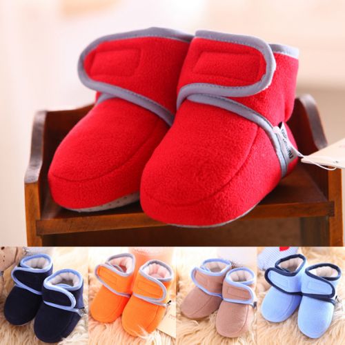 Chaussures hiver enfant en MIKISTORY ronde pour - semelle coton Ref 1043536