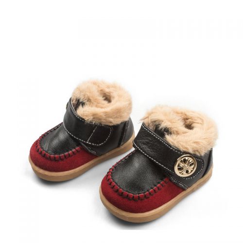 Chaussures hiver enfant en peau de mouton ronde pour - semelle fond composite Ref 1043607