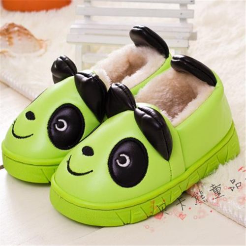 Chaussures hiver enfant ronde coutures en cuir pour - semelle plastique Ref 1043648