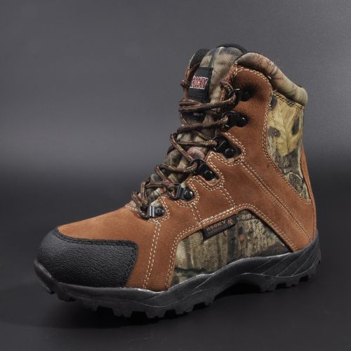 Chaussures hiver enfant en cuir ronde coutures pour - semelle caoutchouc naturel Ref 1043689