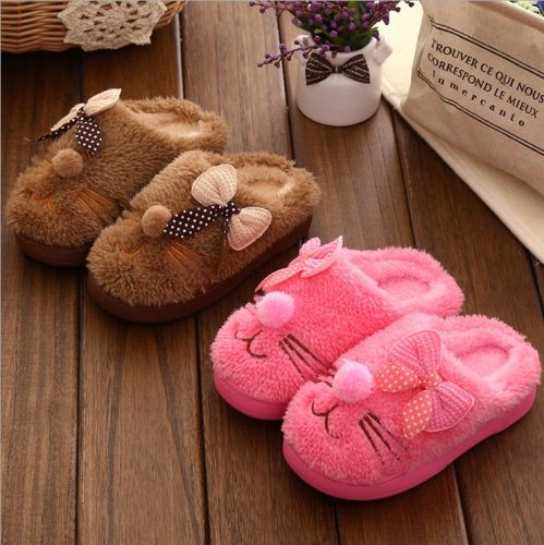 Chaussures hiver enfant en ronde brodé pour - semelle plastique Ref 1043760