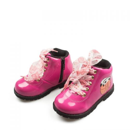 Chaussures hiver enfant en Cuir spatial ronde pour - semelle fond composite Ref 1043763