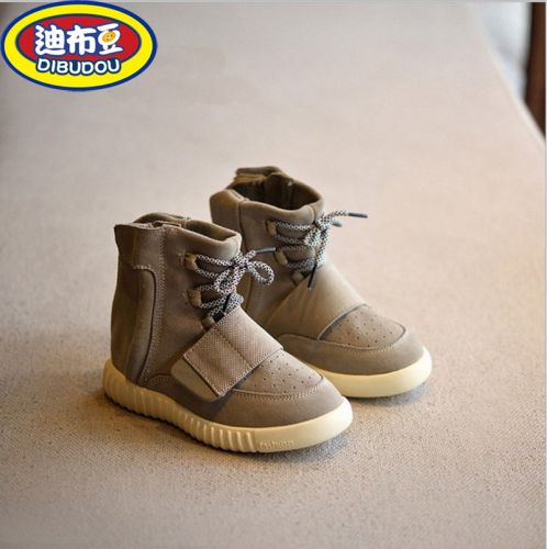 Chaussures hiver enfant en cuir ronde houppe pour Toute saison - semelle caoutchouc Ref 1043849
