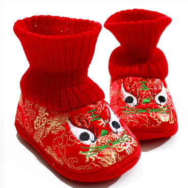 Chaussures hiver enfant en satin PURE JIANGNAN TASTE ronde pour - semelle caoutchouc Ref 1043858
