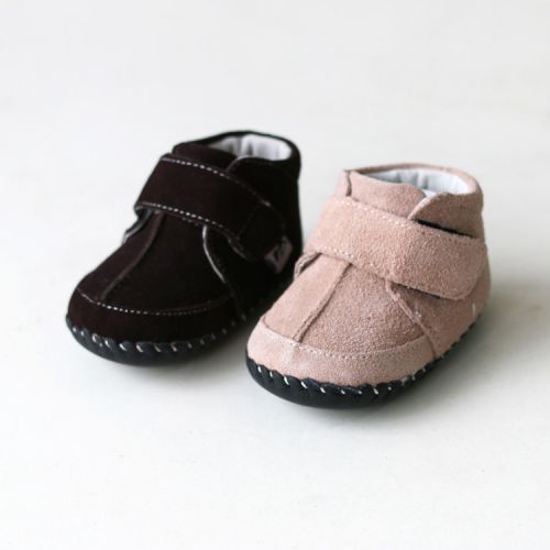 Chaussures hiver enfant en cuir ronde houppe pour - semelle fond composite Ref 1043925