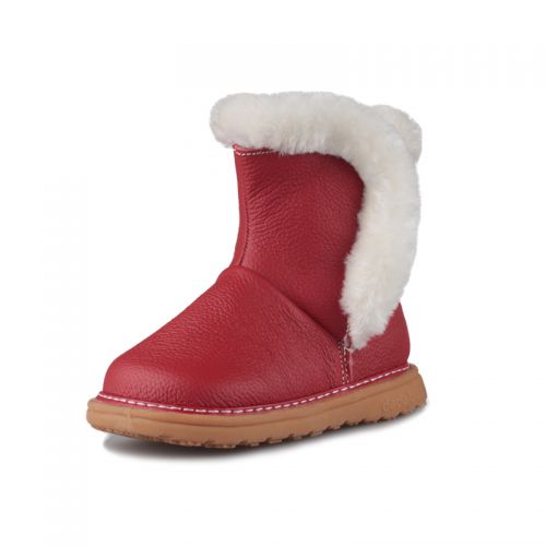 Chaussures hiver enfant en cuir ronde pour - Ref 1043929