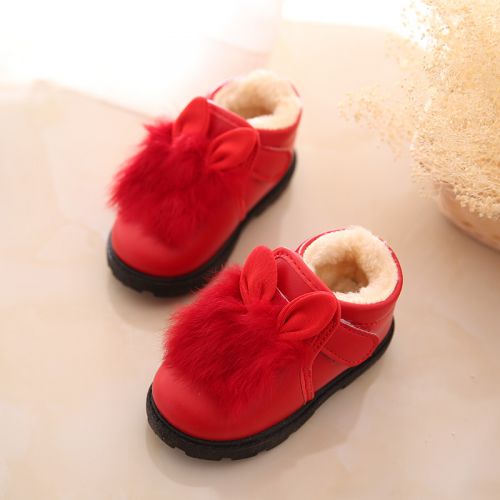 Chaussures hiver enfant en Cuir spatial ronde pour - semelle plastique Ref 1043939