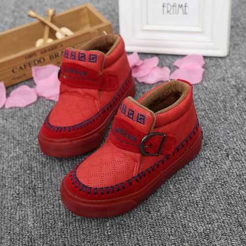 Chaussures hiver enfant ronde pour - semelle caoutchouc Ref 1043991