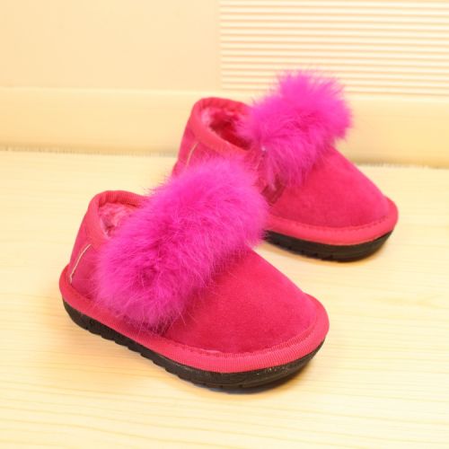 Chaussures hiver enfant ronde pour - semelle caoutchouc Wear Ref 1044015