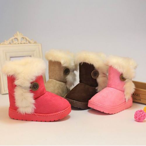 Chaussures hiver enfant ronde pour - semelle caoutchouc naturel Ref 1044107