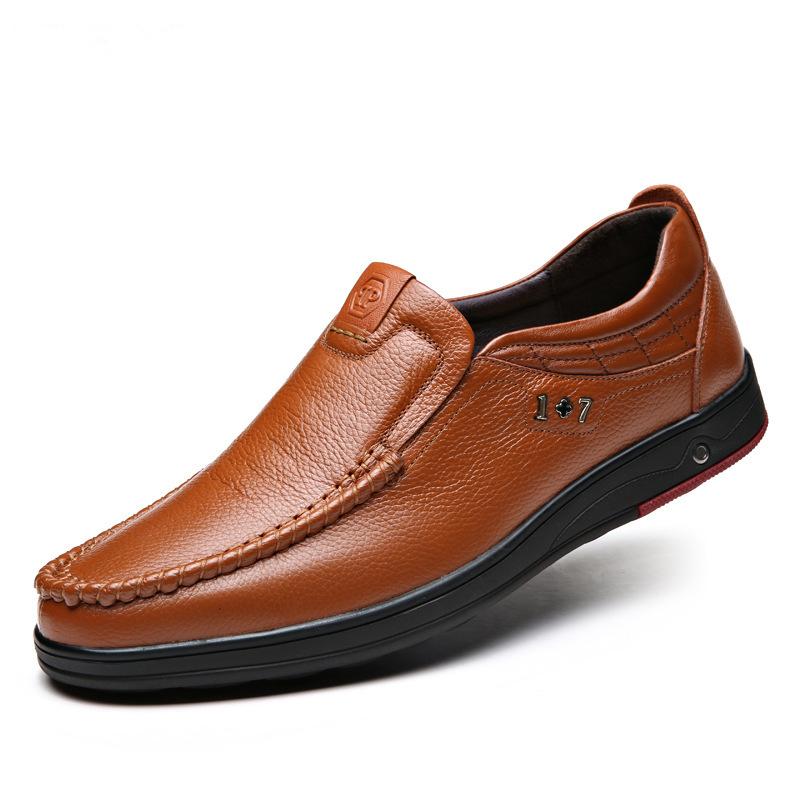 Chaussures homme en cuir véritable - Ref 3445601