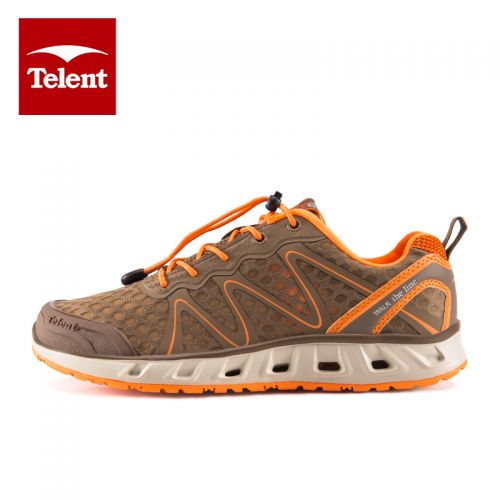 Chaussures imperméables en cuir Nano PU + mesh TELENT - Ref 1061273