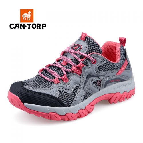 Chaussures imperméables en cuir synthétique + tissu CANTORP - Ref 1061859