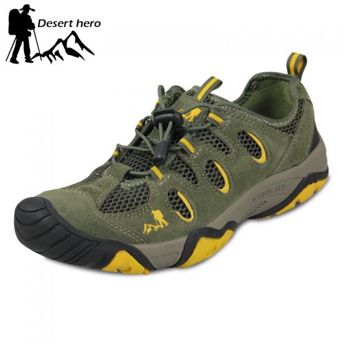 Chaussures imperméables en Cuir + mesh - Ref 1062302