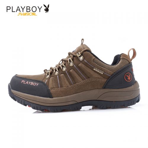 Chaussures imperméables en cuir de vache fendu PLAYBOY - Ref 1062490