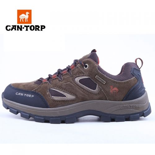 Chaussures imperméables en cuir de vache fendu CANTORP - Ref 1062663