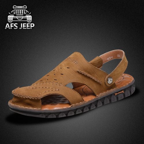 Chaussures sports nautiques en Première couche de cuir AFS JEEP - Ref 1060536