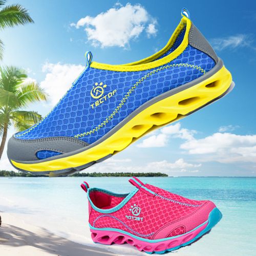 Chaussures sports nautiques en Mesh + cuir TECTOP - Ref 1061616