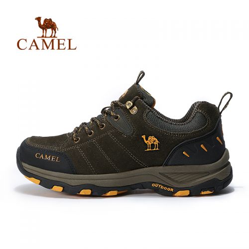 Chaussures sports nautiques en daim CAMEL - Ref 1062600