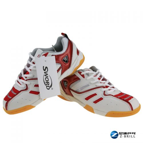  Chaussures tennis de table uniGenre SWORD rouge bleu / - Ref 850349